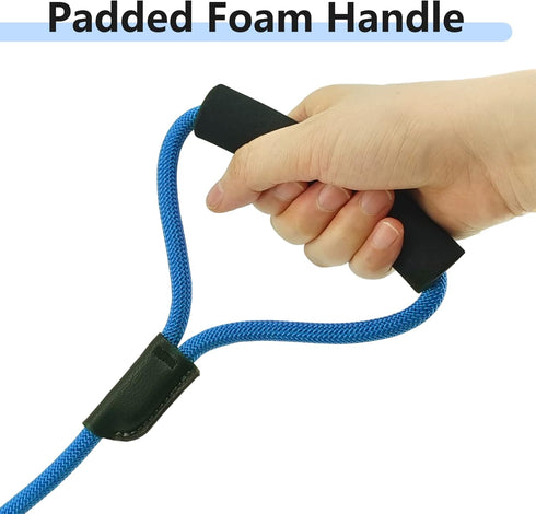 3pcs Slip Lead Dog Leash, 5 FT Slip Leads for Dogs, Dog Training Leash Dog Leash with Padded Handle, Strong Nylon Rope Leash, Adjustable Dog Slip ...