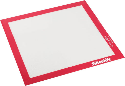 Silicone Baking Mat, Reusable Silicone Mat for Oven Microwave, Silicolife Non-Stick Baking Sheet, Baking Pan, Bakeware Mats for Cookies Macarons, ...