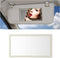 Car Sun Visor Mirror, Stainless Steel Seatback Makeup Mirror, Auto Self-Adhesive Cosmetic Mirrors, Travel Vanity Rearview Mirror, Universal for Ve...
