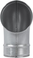 4" Inch 90? Degree Galvanized Steel Duct Elbow - Pressed Industrial Connector Bend - Ventilation Pipe Fitting - Dryer, Exhaust, Extractor Hood Air...
