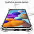 Case for Samsung Galaxy A21S TPU Four Corners Protective Cover Transparent Soft...