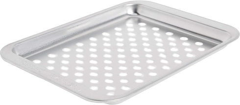 Nordic Ware Naturals Compact Crisping Tray - Natural Uncoated Aluminum, Toaster Oven and Broiler Safe...