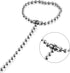 Pangda 20 Pack Replacement Vertical Roman Roller Blind Ball Chain Cord Connector Clips (Stainless Steel)...