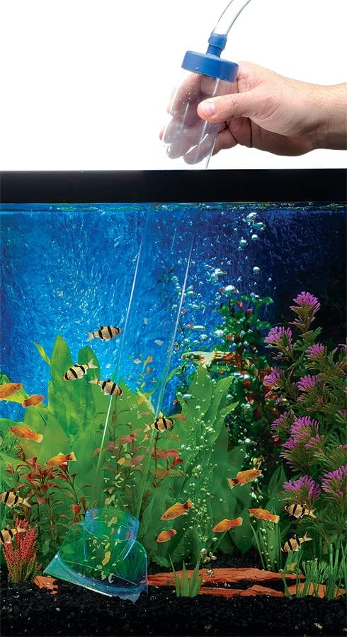 Penn-Plax Gravel Vacuum for Aquariums | Make cleaning and tank maintenance quicker and easier (GV16) 16"...