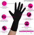 FRAMAR Powder Free Nitrile Gloves – 12 INCH Black Disposable Gloves Latex Free, Non Latex Gloves, Hair Dye Gloves, Tattoo Gloves, Mechanics Gloves...