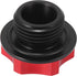 X AUTOHAUX Red Aluminum Alloy Gas Engine Oil Filler Cap Plug Cover for Toyota Reiz Camry Highlander Crown Corolla...