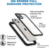 AICase Waterproof Case for iPhone 13 Mini 5.4 Inch Snowproof Dustproof Shockproof IP68 Certified Full Body Protection Fully Waterproof Underwater ...