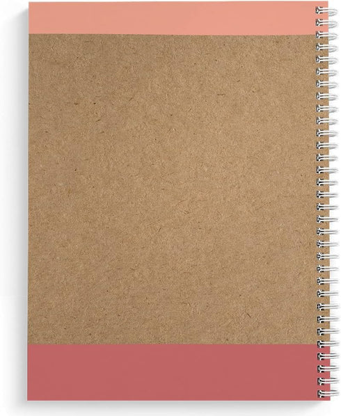 Softcover Embrace The Suck 8.5" x 11" Humorous Notebook, 120 Dot Grid Pages and Durable Gloss Laminated Cover. White Wire-o Spiral. Made in the US...