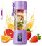 Portable Blender Cup,Electric USB Juicer Blender,Mini Blender Portable Blender For Shakes and Smoothies, juice,380ml, Six Blades Great for Mixing,...