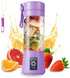 Portable Blender Cup,Electric USB Juicer Blender,Mini Blender Portable Blender For Shakes and Smoothies, juice,380ml, Six Blades Great for Mixing,...