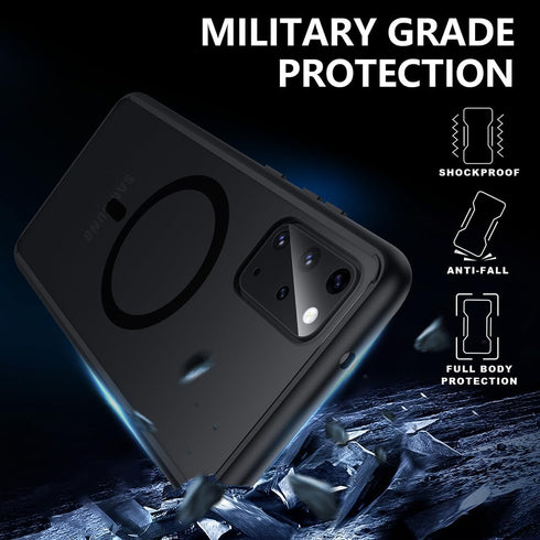 TIANNIUKE Magnetic Case for Samsung Galaxy S20 Plus, Translucent Matte Anti-Fingerprint,Compatible with MagSafe,Slim Fit Shockproof Protective Pho...