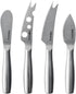 BOSKA Stainless Steel Cheese 4 Knife Set - Mini Copenhagen Knives For All Types of Cheese - Silver Non-Stick - Dishwasher Safe - For Kitchen Cooki...