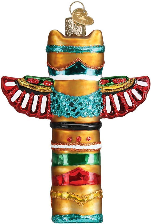 Old World Christmas Totem Pole Ornament, Multi...