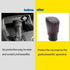 JINZHAO Auto Car Leather Gear Shift Knob Cover for Honda Accord 10th Gen 2018-2022 / Civic 2022-2023 /CRV 2023 / HR-V 2023 Accessories...