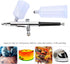 Acrylic Paint Artist Set, Action Airbrush DoubleAction Pneumatic Spray Gun for Art Supplies for Painting...