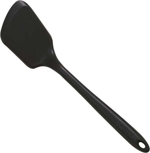 GIR Get It Right Silicone Spatula Turner - Heat-Resistant up to 425°F - Nonstick Pancake Flipper, Egg & Kitchen Tool - Mini 11 Inch - Black Silico...