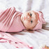Newborn Swaddle Blanket with Hat Set Baby Swaddle Set Hospital Receiving Blankets for Girls Boys(Blush,35"*35")...