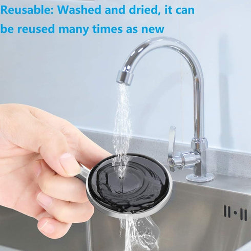 Soap Holder Shower, Suction Cup Soap Dish for Shower with 4 Hooks, 304 Stainless Steel, Silver...