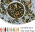 3 Pcs Tea Tin Canister Mini Tea Storage Box Rustproof Square Coffee Tea Sealed Box for Store Crafts Snacks Candy and Tea...