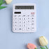 Office Desk Calculator, Cute Calculator for Kids, Basic Calculators Desktop, Dual Power Simple Financial Calculator with Big Button Large Display ...