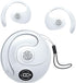 Out of Ear Open Earbuds Earless Headphones Bluetooth Outside Ear for Ows Open Owls Hanging Earphones 5.4 Bluetooth Open Ear Hanging Headset Temple...