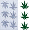 (THIN and SHALLOW) Marijuana Leaf Embossed Fondant Maple Silicone Mold for Chocolate Candy Gum Paste Polymer Clay Resin Kitchen Baking Sugar Craft...