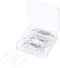 MECCANIXITY Wide Paper Clip Coated Large Clips Bookmarks with Box 2 Inch White for Organize Office Home, Pack of 30...