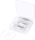 MECCANIXITY Wide Paper Clip Coated Large Clips Bookmarks with Box 2 Inch White for Organize Office Home, Pack of 30...