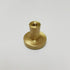 6X Dia.22mm(0.87") Solid Brass Drawer Knob Round Golden Kitchen Cabinet Pull Decorative Hardware Small Dresser Handle...