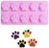 homEdge Puppy Dog Paw and Bone Silicone Molds, Non-Stick Food Grade Silicone Molds for Chocolate, Candy, Jelly, Ice Cube, Dog Treats (Puppy Paw Bo...