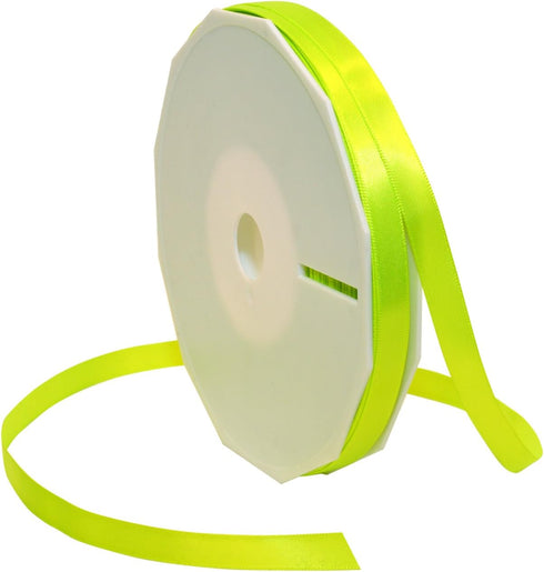 Morex Ribbon Neon Brights Satin, 3/8-inch by 50-Yard, Neon Citrus (08709/50-502)...