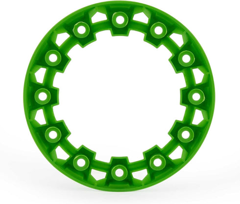 PSLER 4 Pieces of ATV Wheel Rim Hub Protection Decor for ATV Tires 145/70-6 6 Inches Wheel Rim Cover Decoration Modified Parts Green...