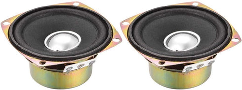 uxcell 10W 4 Ohm 3 Inch 78x78x39mm Anti-Magnetic Speaker Tweeter Speakers 2pcs...