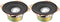 uxcell 10W 4 Ohm 3 Inch 78x78x39mm Anti-Magnetic Speaker Tweeter Speakers 2pcs...