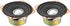 uxcell 10W 4 Ohm 3 Inch 78x78x39mm Anti-Magnetic Speaker Tweeter Speakers 2pcs...