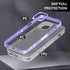 for iPhone XR Case,Clear Anti-Scratch Reinforced Corner Protective Phone Case,Hard PC+Soft TPU Shell 3in1 Slim Flexible Protective Shockproof Phon...