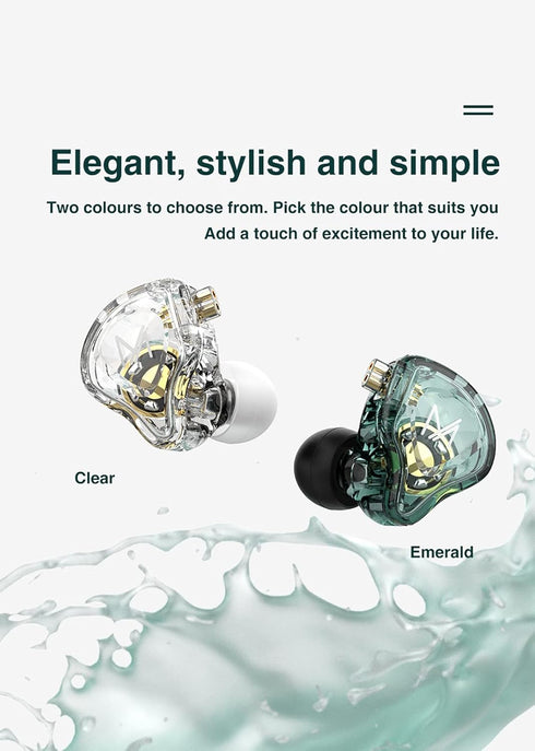 FEDAI TRN MT1 1DD HiFi Earphone Headphones, TRN MT1 in-Ear Earbuds with New 10mm Composite Magnetic Dynamic Driver Over Ear Headset with Detachabl...