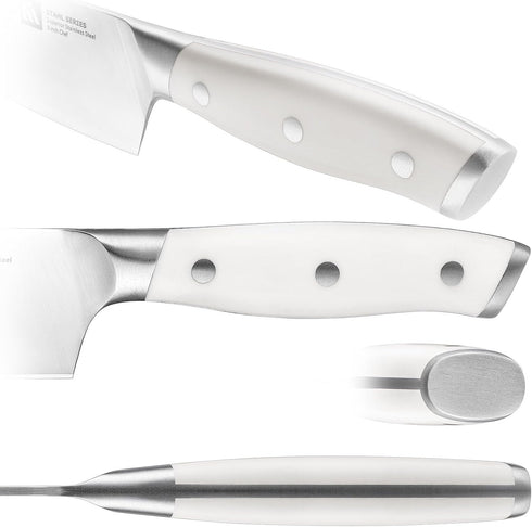 Klaus Meyer Stahl High Carbon Exclusive German Steel 3.5 inch Paring Knife (White)...