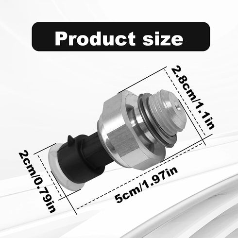Engine Oil Pressure Sensor Switch Sending Unit Compatible with Chevy Silverado Trailblazer Suburban Tahoe GMC Yukon Impala Pontiac Buick, 12616646...