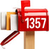 40Pcs Reflective Mailbox Number Sticker Decal Adhesive Reflective Address Numbers 0-9 for Window,Signs,Door,Cars(1 inch),Mailbox Numbers,Tools and...