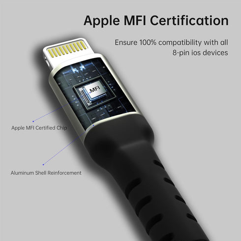 iPhone Charger?Apple MFi Certified? Lightning Cable 3Pack 3/6/10ft,Nylon Braided iPhone Charger Fast Charging Cable Compatible for iPhone 14/13 Pr...