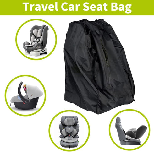 Car Seat Travel Bag for Airplane, Portable Padded Backpack Covers for Airplane, Carseat Cover with Handle for Airplane Travel, Fits Convertible Ca...
