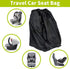 Car Seat Travel Bag for Airplane, Portable Padded Backpack Covers for Airplane, Carseat Cover with Handle for Airplane Travel, Fits Convertible Ca...