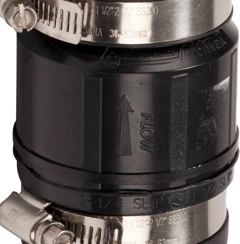 Red Lion 14942901 SCV114 1-1/4-Inch and 1-1/2-Inch ABS Vertical Sump Pump Check Valve, Black...