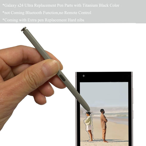 (Without Bluetooth) Galaxy s24 Ultra Touch s Pen Replacement Stylus Pen Parts for Samsung Galaxy s24 Ultra (5G) s928 6.8 Inches -Gray Color...