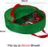 30" Christmas Wreath Storage Container Bag - Christmas Large Garland Ornament Wreath Container - Reinforced Wide Heavy Duty Handle and Double Slee...