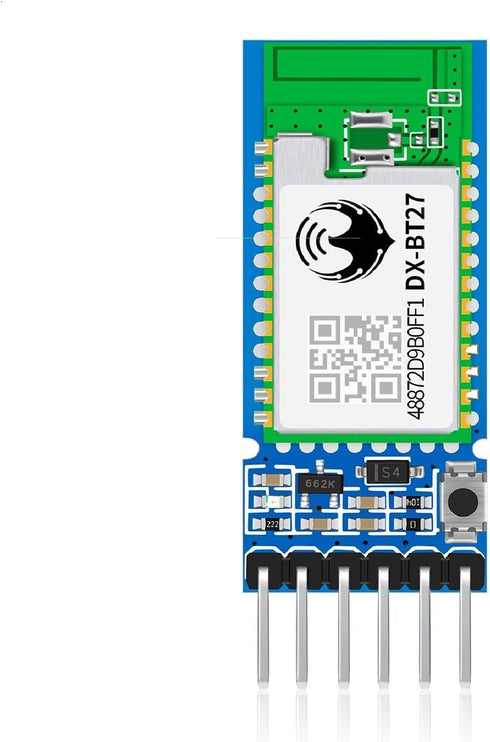 DX-BT27-A Bluetooth Module Long Range Up to 420m BLE 5.1 Support Scanning QR Code to Connect Wireless Bluetooth TF Transceiver Module for Arduino ...