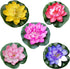 ifundom 5Pcs Lily Pads for Ponds, Artificial Lotus- Water Lily Pads Leaves & Floating Foam Lotuses for Garden Fish Pond Aquarium Pool Wedding Deco...