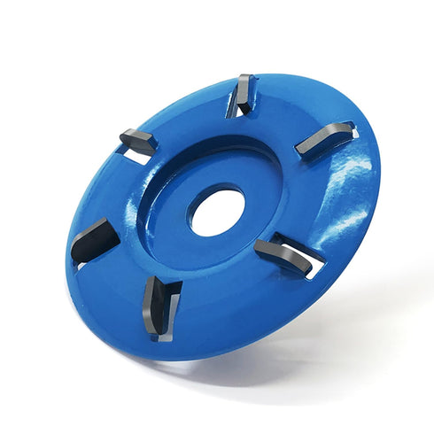 Wood Carving Disc 6 Teeth Grinder Wheel Disc Angle Grinder Chainsaw Wheel Woodworking Disc Wood Shaping Wheel Chain Saw Disc Circular Saw Blade fo...