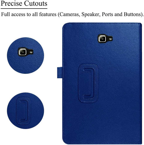 Case for Galaxy Tab A 10.1 (2016 NO S Pen Version), Premium PU Leather Folio Smart Stand Case Cover for Samsung Galaxy Tab A 10.1 Inch 2016 Tablet...